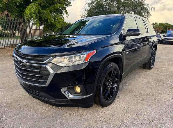 1GNERGKW7MJ168621 2021 CHEVROLET TRAVERSE Black Tył lewy