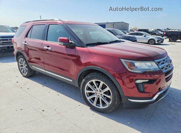 1FM5K7F85GGA11580 2016 FORD EXPLORER Red Դիմացի տեսք