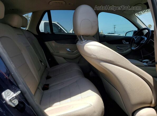 WDC0G4JB4GF057483 2016 MERCEDES-BENZ GLC-CLASS Blue Vista del compartimento del motor