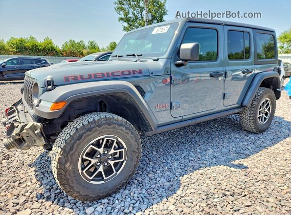 1C4PJXFN2TW165587 2026 JEEP WRANGLER Gray Trasero izquierdo