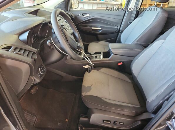 1FMCU9GD6HUD02066 2017 FORD ESCAPE Charcoal წინა პანელის ხედი