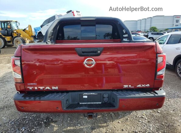 1N6AA1ED6MN501256 2021 NISSAN TITAN Red Սալոնի դիմացի տեսք