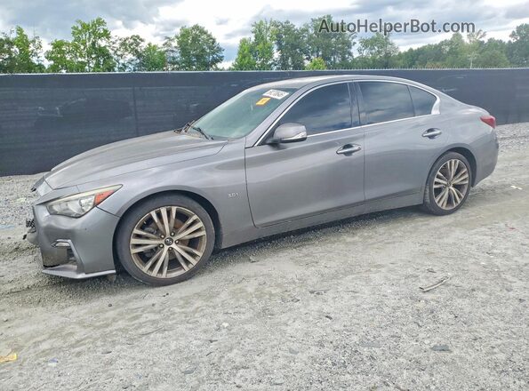 JN1EV7AR0JM441184 2018 INFINITI Q50 Gray Հետևի ձախ
