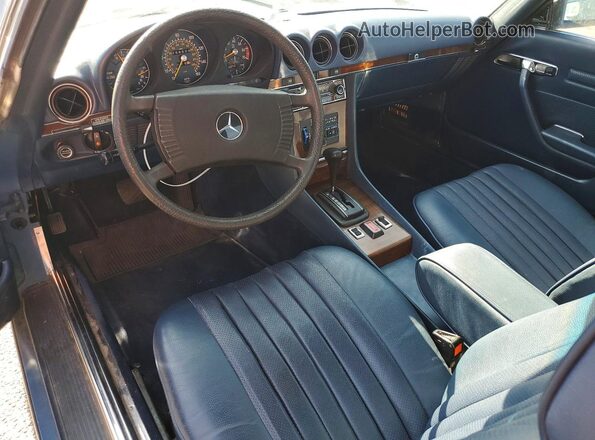 10704412057185 1979 MERCEDES-BENZ 450 Синий Вид щитка приборов