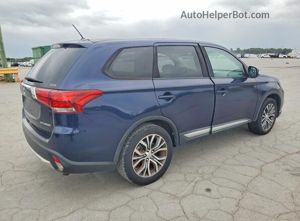 JA4AZ3A34GZ049951 2016 MITSUBISHI OUTLANDER Синий Передняя правая четверть