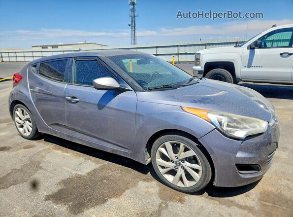 KMHTC6AD9GU257424 2016 HYUNDAI VELOSTER Gray Front view