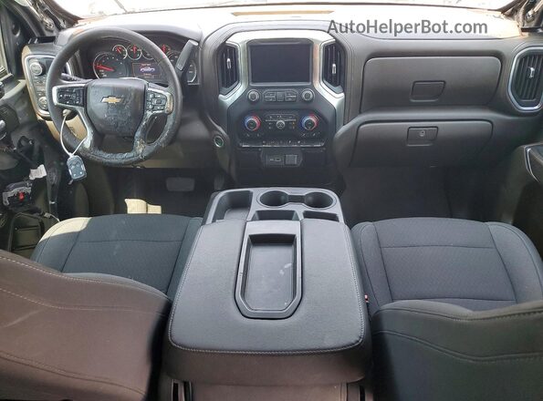1GCUYDET6MZ437586 2021 CHEVROLET SILVERADO Silver Вид щитка приладів