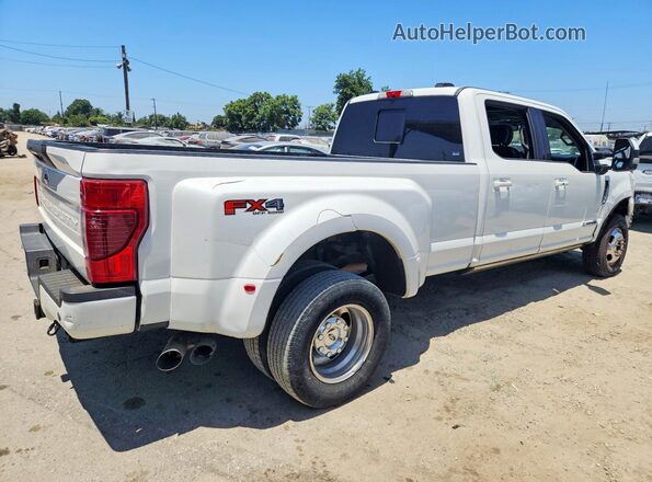 1FT8W3DT8LEE07269 2020 FORD F350 Белый Передняя правая четверть