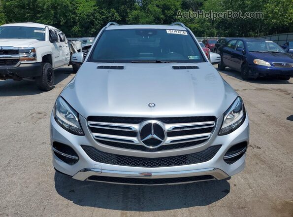 4JGDA5HB2GA802275 2016 MERCEDES-BENZ GLE Silver Rear view