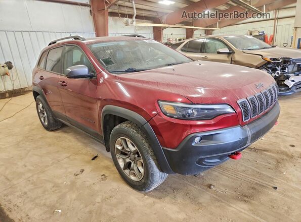 1C4PJMBX8KD313967 2019 JEEP CHEROKEE Burgundy Widok z przodu