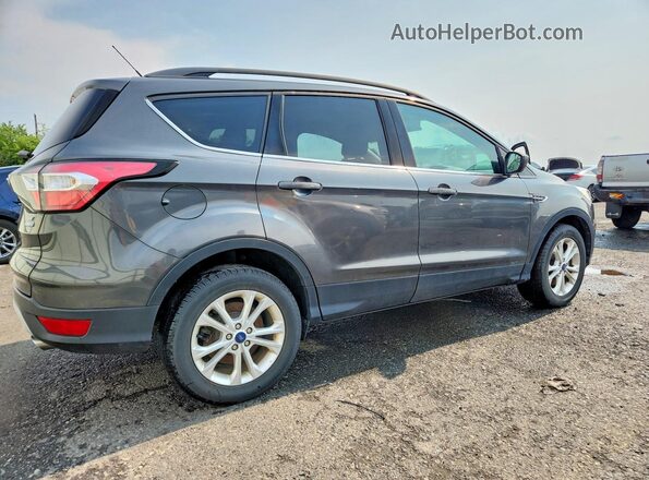 1FMCU9GD8JUB03042 2018 FORD ESCAPE Gray Передня права чверть