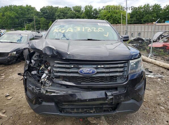 1FM5K8AR4KGA31320 2019 FORD EXPLORER Black Rear view