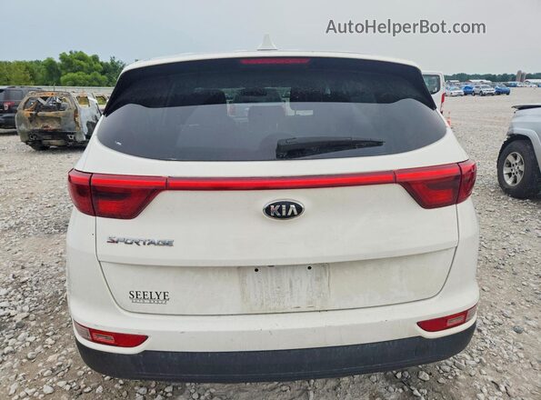 KNDPMCAC8H7127708 2017 KIA SPORTAGE White Widok wnętrza z przodu