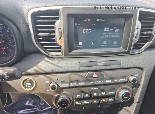 KNDPN3AC5H7215869 2017 KIA SPORTAGE Gray VIN կոդի պիտակի տեսք