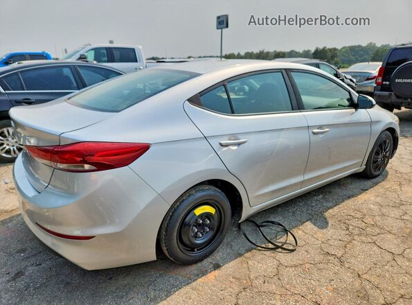5NPD74LF5JH353052 2018 HYUNDAI ELANTRA Silver Przód prawy
