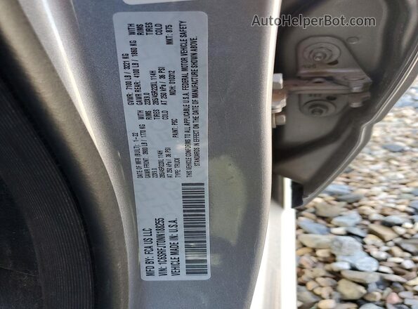 1C6SRFJT0NN188255 2022 RAM 1500 Серебряный Вид наклейки с VIN-кодом