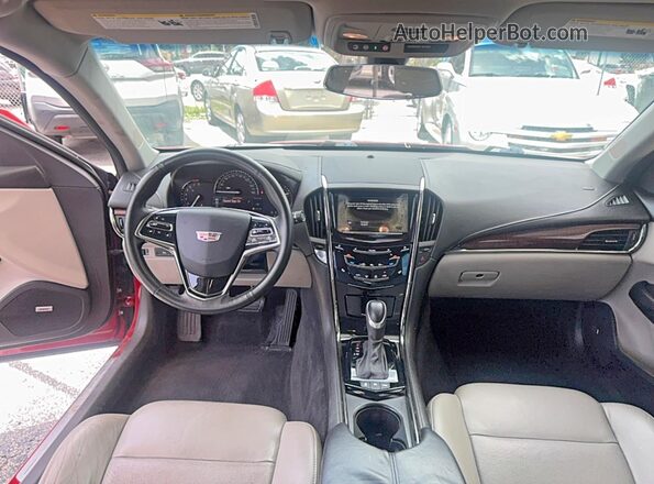 1G6AB5RX8H0150237 2017 CADILLAC ATS Burgundy Հետևի նստատեղերի տեսք