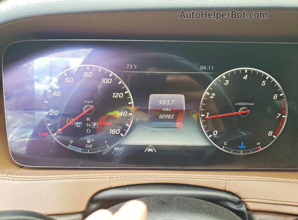 WDDUG6EB9LA511284 2020 MERCEDES-BENZ S Black Vista de los asientos traseros