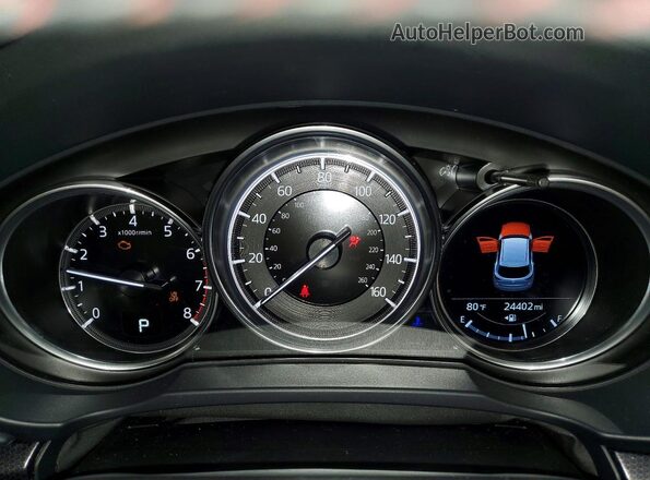 JM3KFBCM6S0692499 2025 MAZDA CX-5 Blue Вид щитка приладів