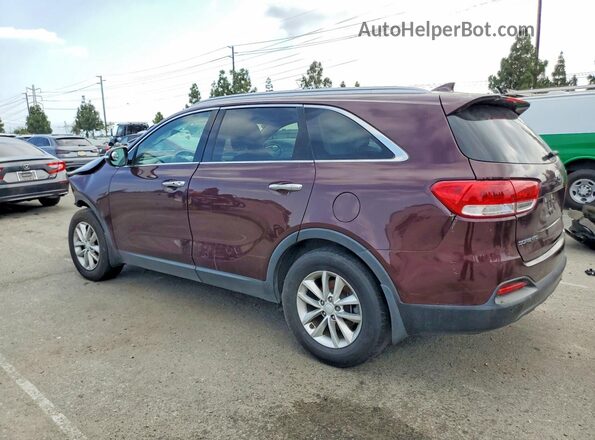 5XYPG4A38HG280797 2017 KIA SORENTO Burgundy Tył prawy