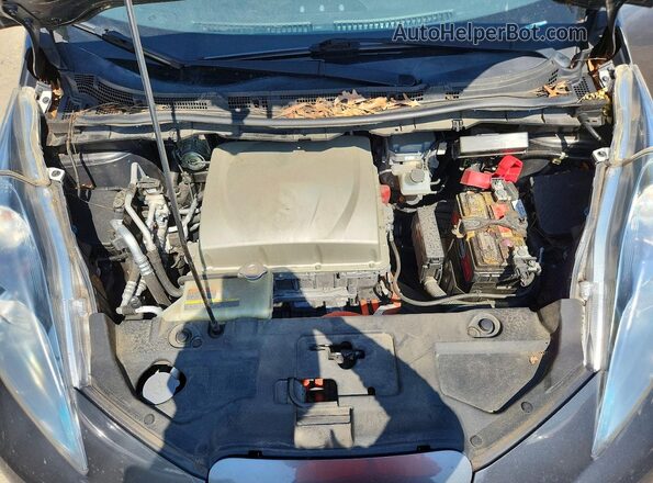 1N4BZ0CP5GC313857 2016 NISSAN LEAF Gray ძრავის განყოფილების ხედი