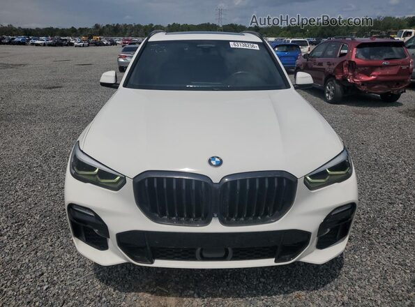 5UXCR4C04LLT19991 2020 BMW X5 White Widok z tyłu