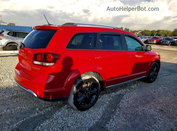 3C4PDCGBXJT252063 2018 DODGE JOURNEY Красный Передняя правая четверть