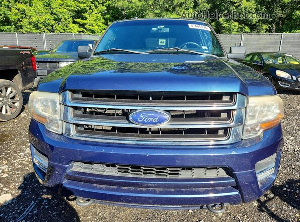 1FMJU1JT7HEA31246 2017 FORD EXPEDITION Blue Вид ззаду