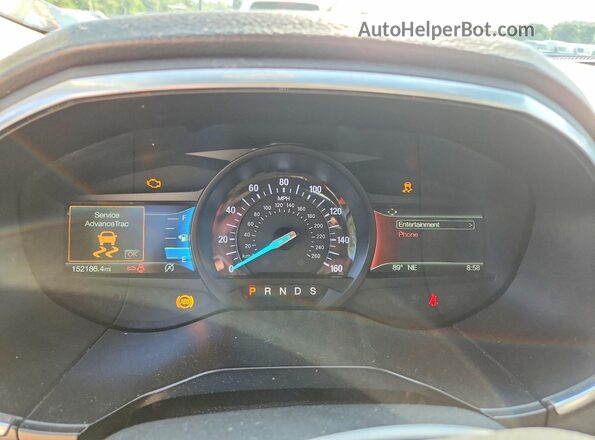 2FMPK4K93LBA76726 2020 FORD EDGE Silver Հետևի նստատեղերի տեսք