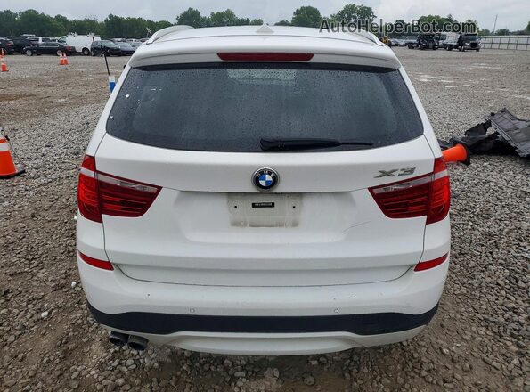 5UXWX9C59G0D85510 2016 BMW X3 White წინა სალონის ხედი