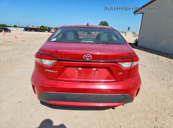 JTDEPRAE3LJ097032 2020 TOYOTA COROLLA Red Вид салону спереду