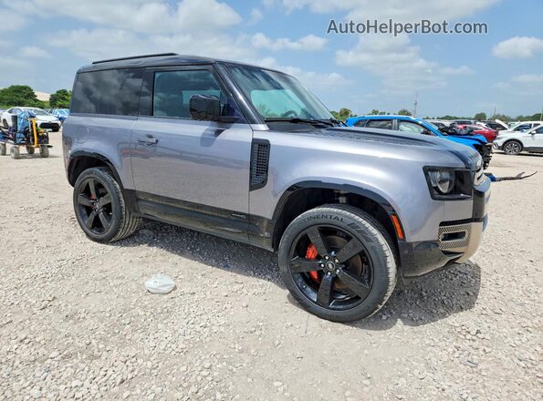 SALEX6RU2M2054333 2021 LAND ROVER DEFENDER Gray Widok z przodu