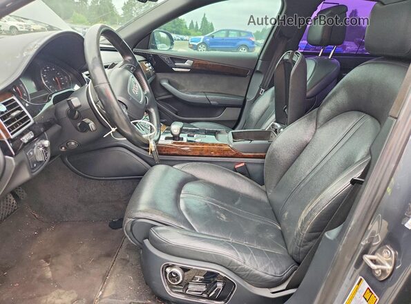 WAU44AFD5HN006975 2017 AUDI A8 Gray Widok deski rozdzielczej