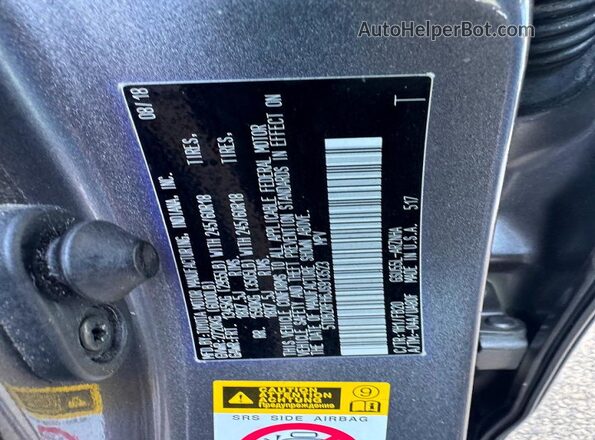 5TDBZRFH6JS913523 2018 TOYOTA HIGHLANDER Gray Widok komory silnika