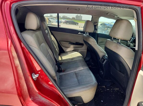 KNDPN3AC8L7735511 2020 KIA SPORTAGE Red Vista del compartimento del motor