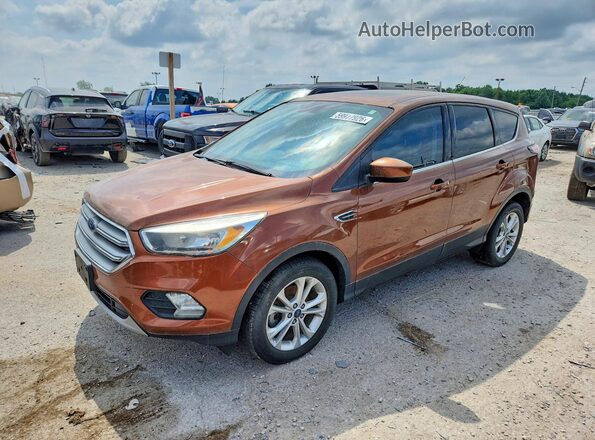 1FMCU0GD8HUA76883 2017 FORD ESCAPE Brown Tył lewy