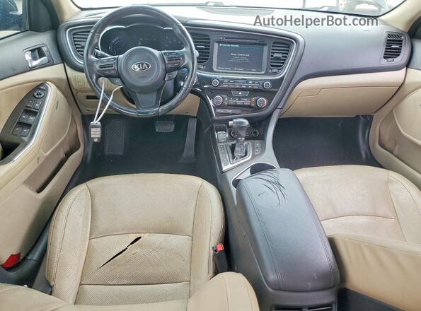 KNAGN4ADXG5096402 2016 KIA OPTIMA Черный Вид щитка приборов