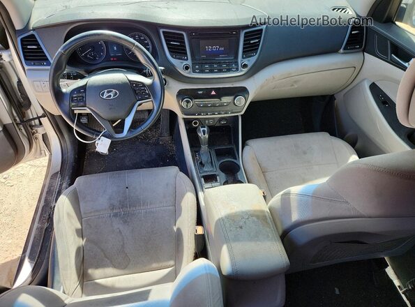 KM8J33A26GU038358 2016 HYUNDAI TUCSON Серебряный Вид щитка приборов