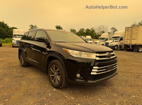 5TDJZRFHXJS897290 2018 TOYOTA HIGHLANDER Black Հետևի ձախ