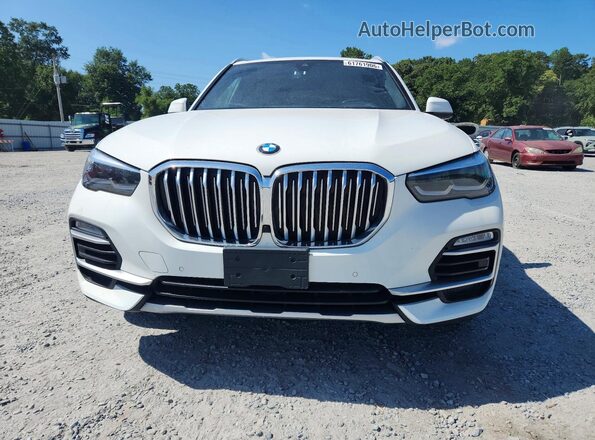 5UXCR6C01L9C31962 2020 BMW X5 White Widok z tyłu