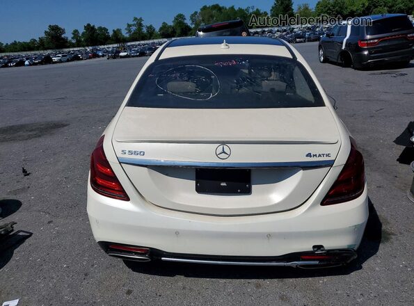 WDDUG8GB0KA444503 2019 MERCEDES-BENZ S White Widok wnętrza z przodu