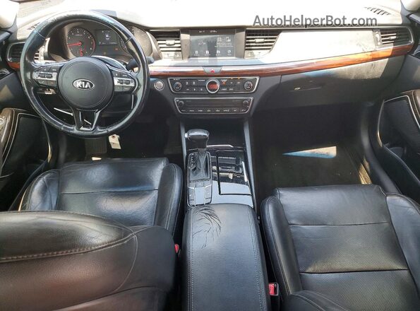 KNALB4J13H5042891 2017 KIA CADENZA Gray Vista del cuadro de instrumentos
