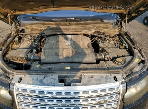 SALGS2EF2GA306177 2016 LAND ROVER RANGE ROVER Black ძრავის განყოფილების ხედი