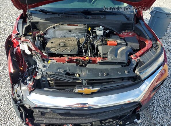 KL79MPSL2MB022987 2021 CHEVROLET TRAILBLAZER Red VIN sticker view