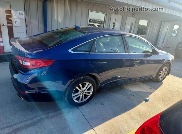 5NPE24AF6HH570805 2017 HYUNDAI SONATA Синий Передняя правая четверть