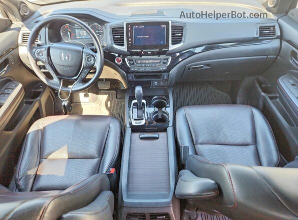 5FPYK3F80JB000473 2018 HONDA RIDGELINE Черный Вид щитка приборов