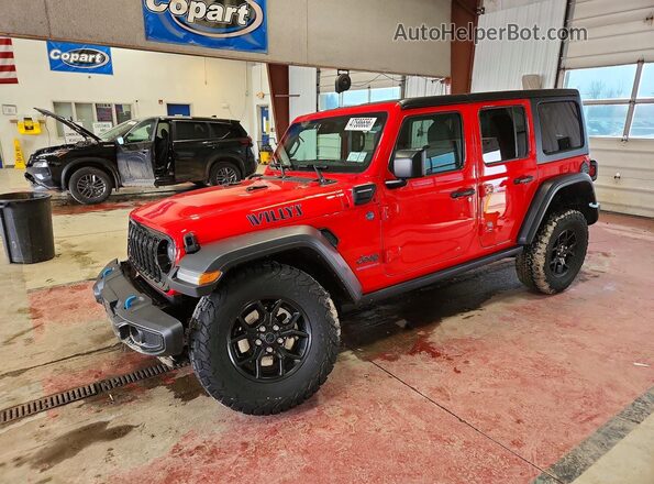 1C4RJXN61RW229128 2024 JEEP WRANGLER Red Rear left
