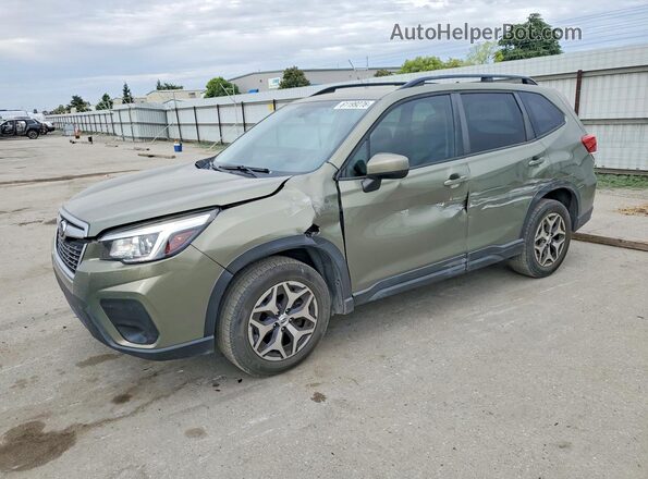 JF2SKAGC2KH592161 2019 SUBARU FORESTER Green Rear left