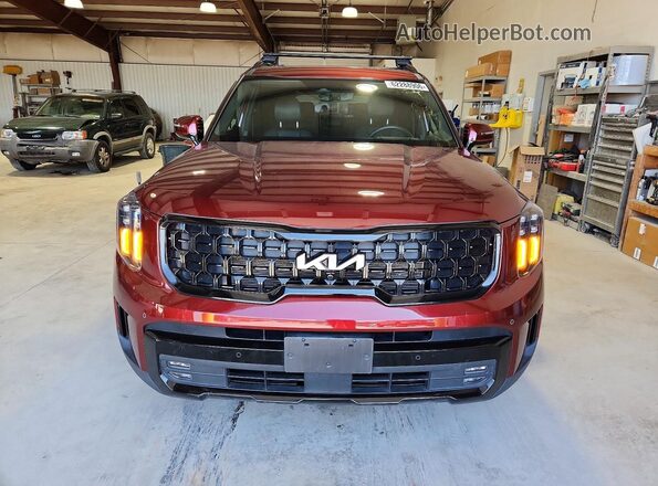 5XYP5DGC9RG455783 2024 KIA TELLURIDE Red Հետևի տեսք