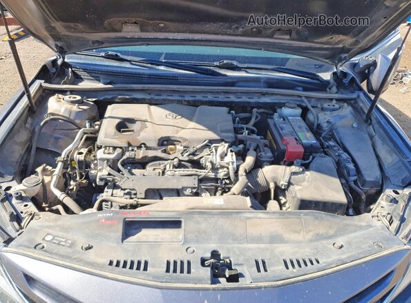 4T1B11HK6JU649227 2018 TOYOTA CAMRY Charcoal Widok wnętrza z tyłu